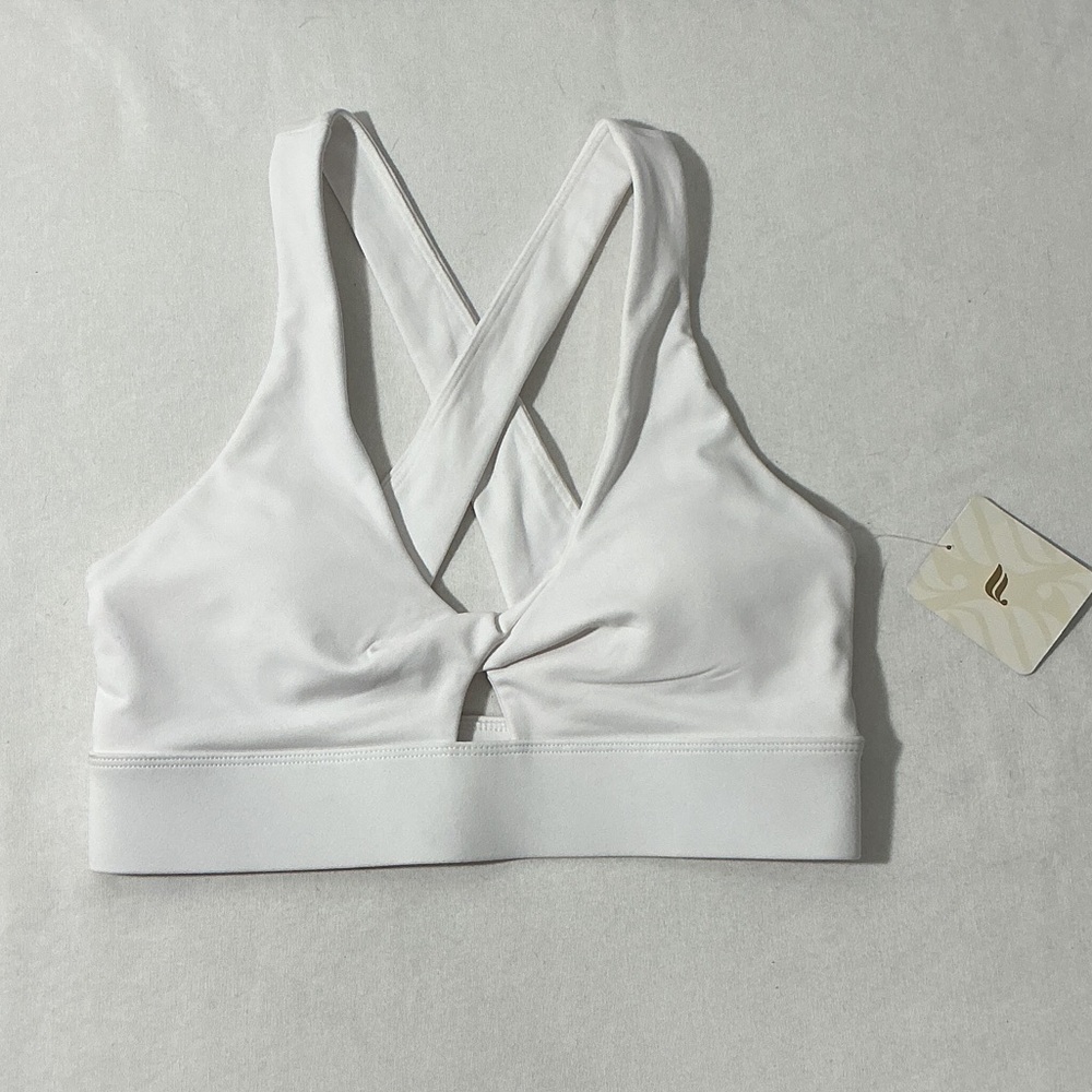 FABLETICS Women's White Sports Bra